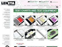 Tablet Screenshot of leneta.com